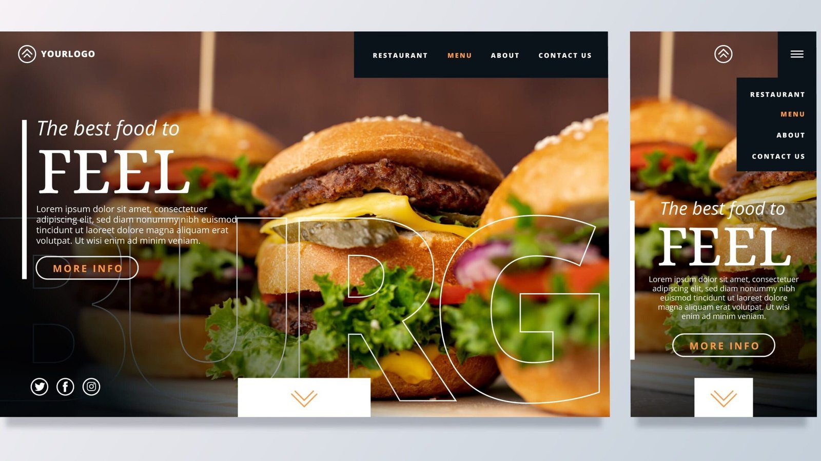 website restaurant